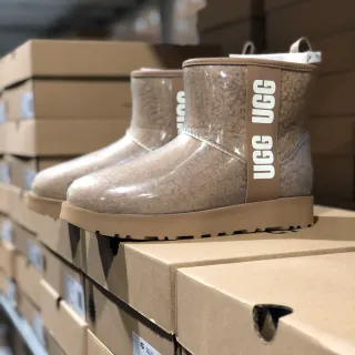 UGG Tasman Beige 羊毛里透明雪靴