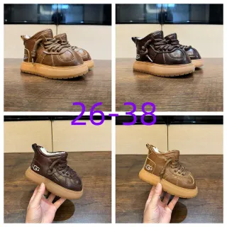 UGG Tasman भूरा-भूरे रंग के लेस-अप एंक्ल बूट शियरलिंग-लाइन्ड स्नो बूट