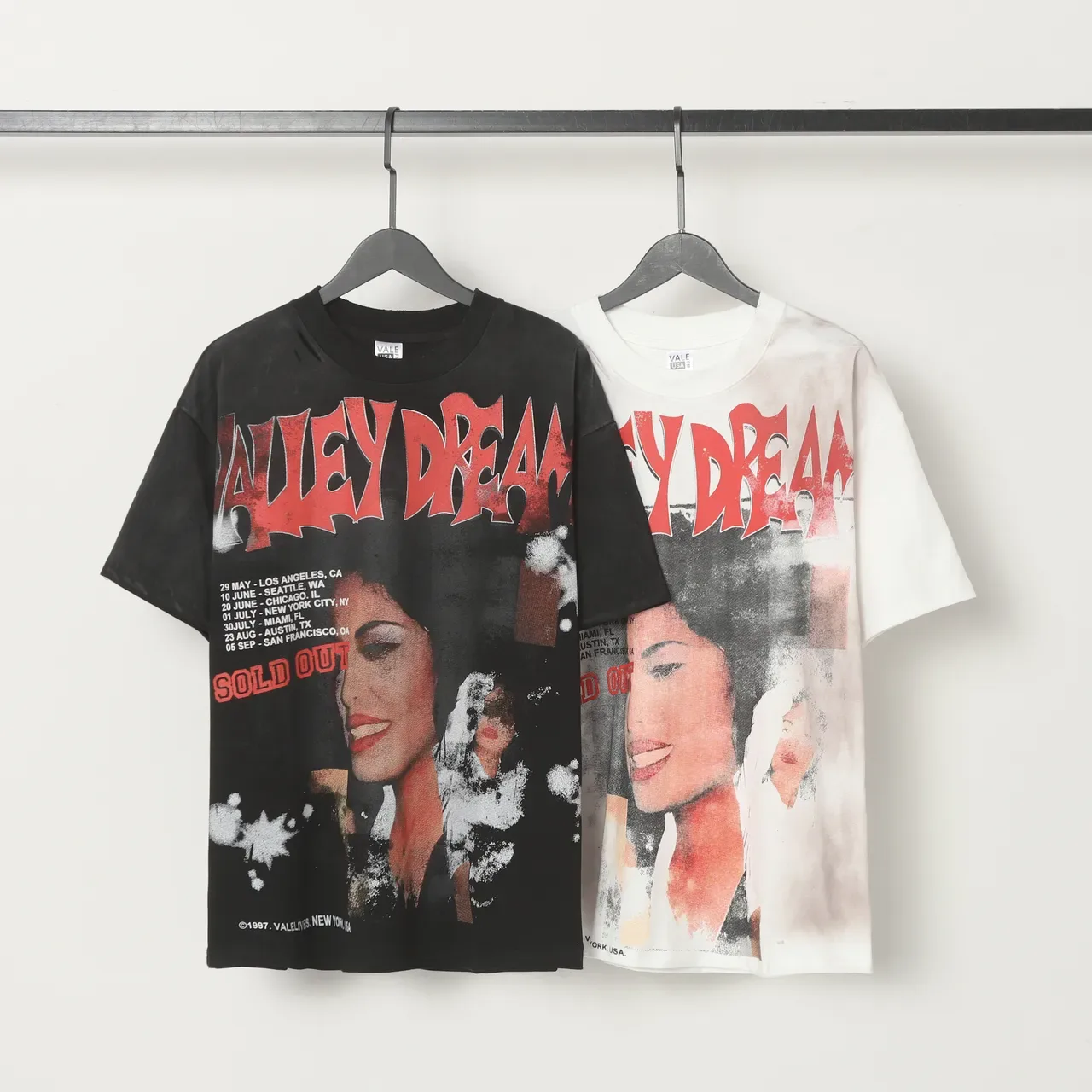 Vale Forever Distressed Valley Dream Tour Graphic T-Shirt 2