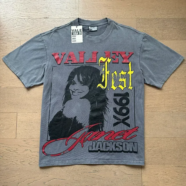 Vale Forever Valley Fest 199X Janet Jackson ग्राफिक टी-शर्ट 3