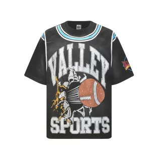 Vale Forever Valley Sports ओवरसाइज़्ड ग्राफिक टी-शर्ट
