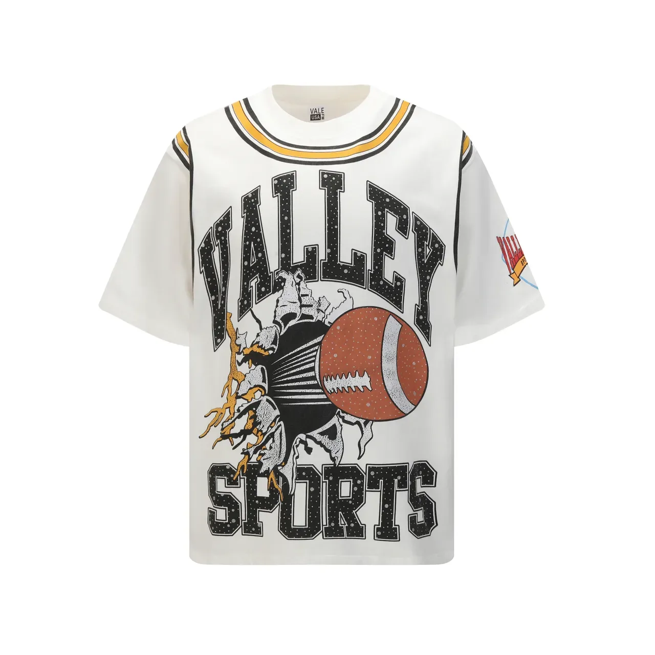 Vale Forever Valley Sports ओवरसाइज़्ड ग्राफिक टी-शर्ट 5
