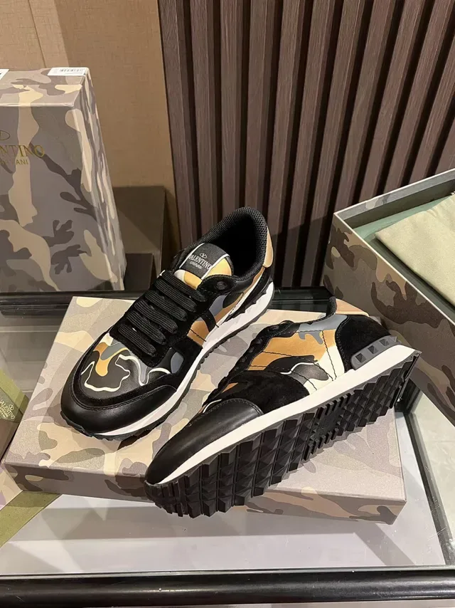 Valentino Garavani Camouflage-Print Lifestyle Sneakers 5