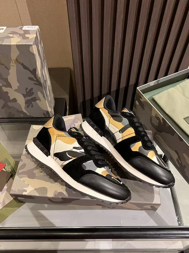Valentino Garavani Camouflage-Print Lifestyle Sneakers 6