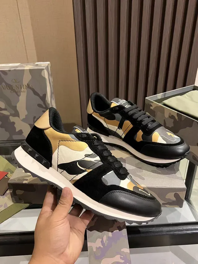 Valentino Garavani Camouflage-Print Lifestyle Sneakers 9