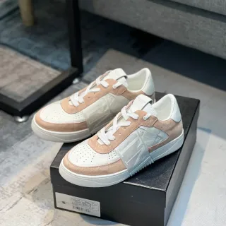 Valentino Garavani VLTN Sneakers Beige and White Lifestyle Sneakers