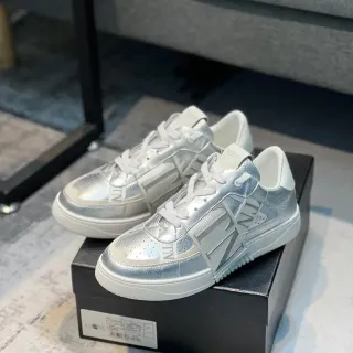 Valentino VLTN Metallic Silver Lifestyle Sneakers