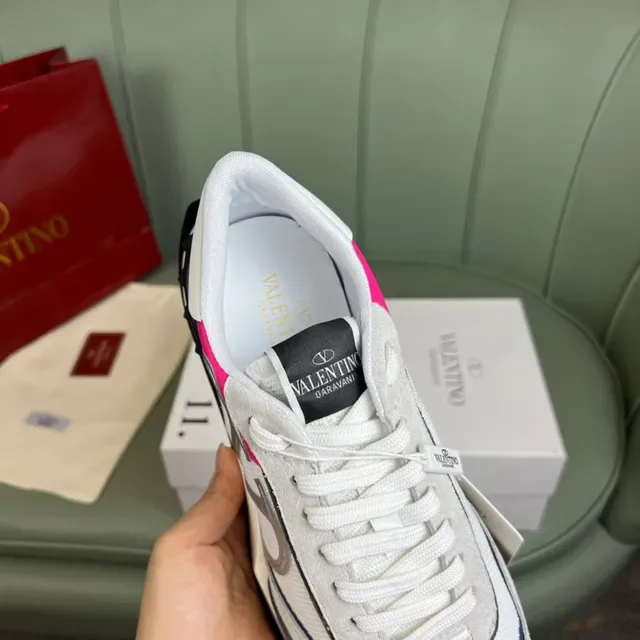 Valentino VLTN Runner Blancas Rosas Marinas Zapatillas Lifestyle 3