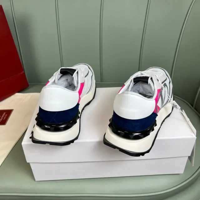 Valentino VLTN Runner Blancas Rosas Marinas Zapatillas Lifestyle 6