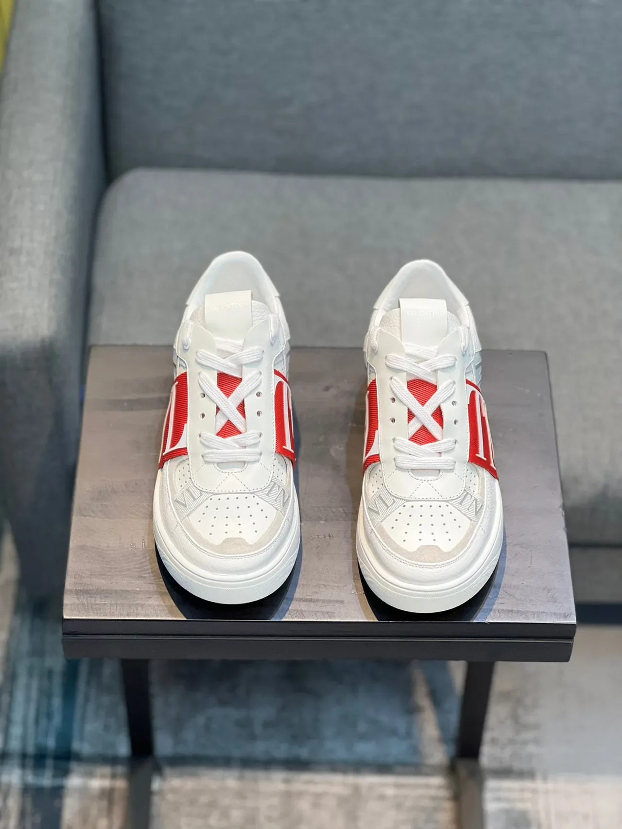 Valentino VLTN Sneaker Blanc Rouge Lifestyle Sneakers 6