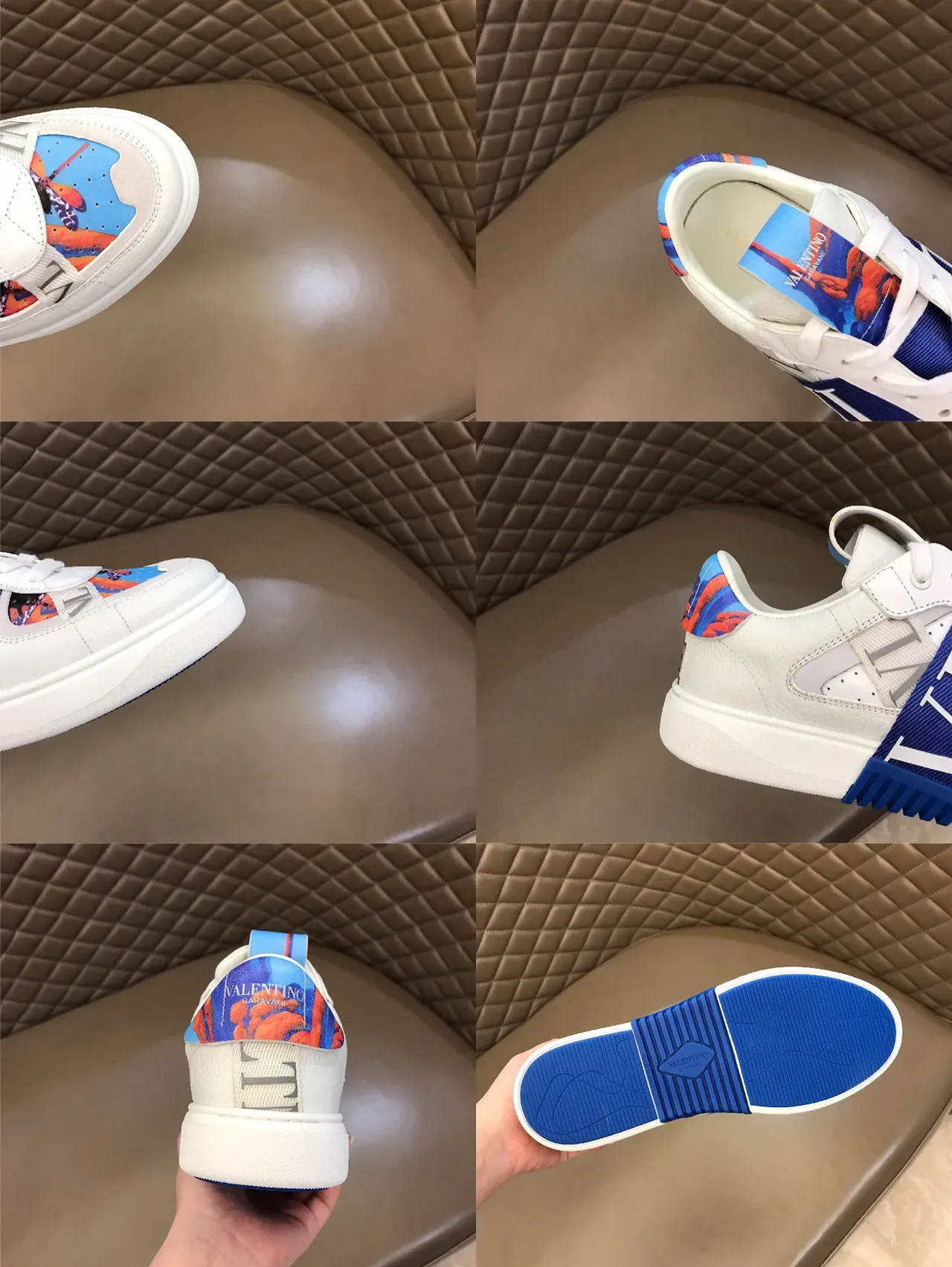 Valentino VLTN Strap Sneaker Blanco Azul Multicolor Zapatillas Lifestyle 2