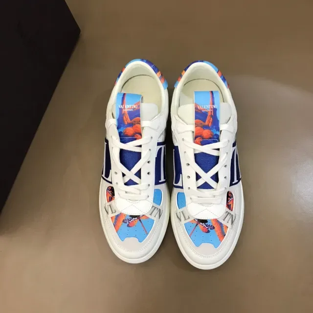 Valentino VLTN Strap Sneaker Blanco Azul Multicolor Zapatillas Lifestyle 9