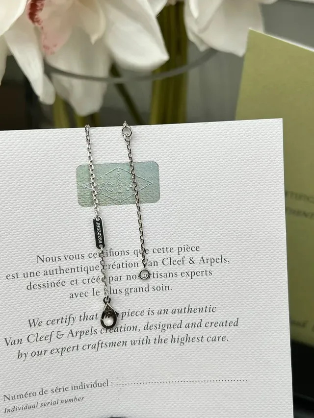 Van Cleef & Arpels Alhambra Clover Pavé Diamond Necklace 2