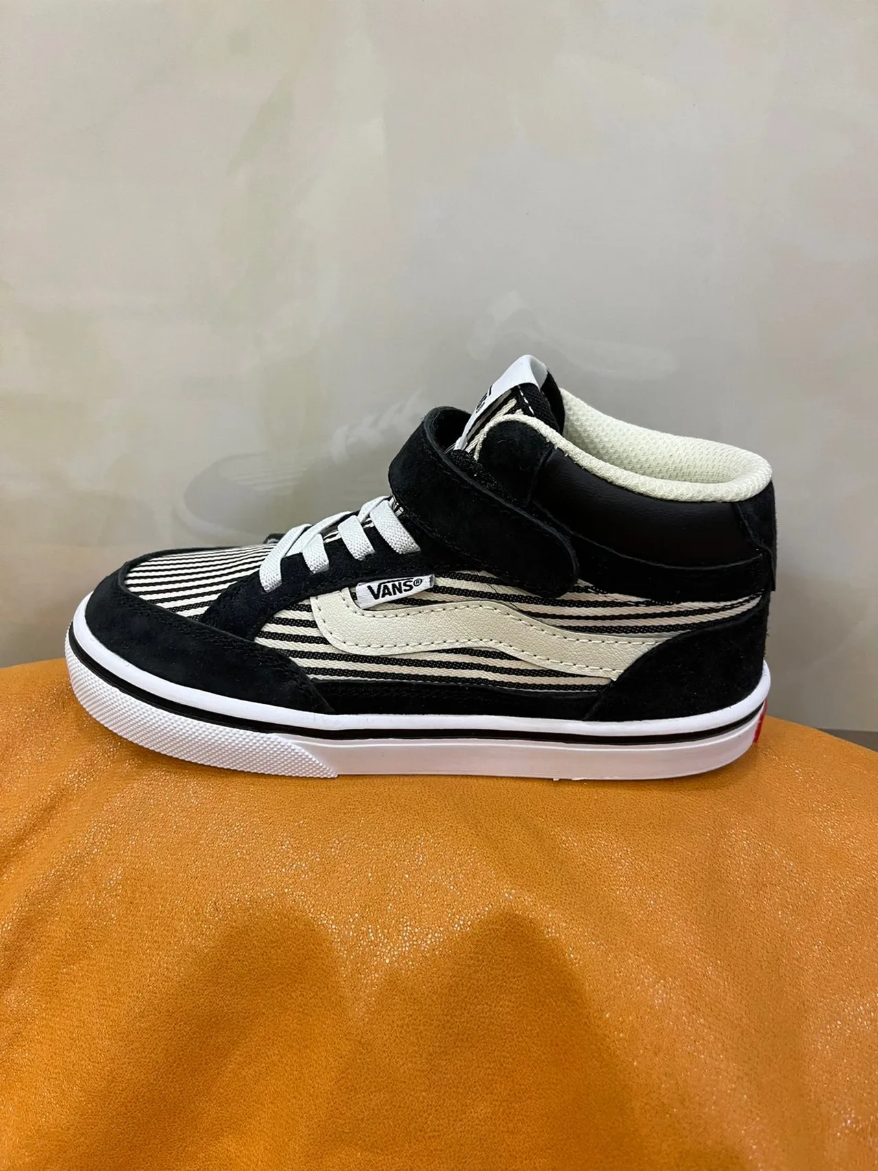 Vans Sk8-Hi Kids Black and White Skateboard Shoes 3