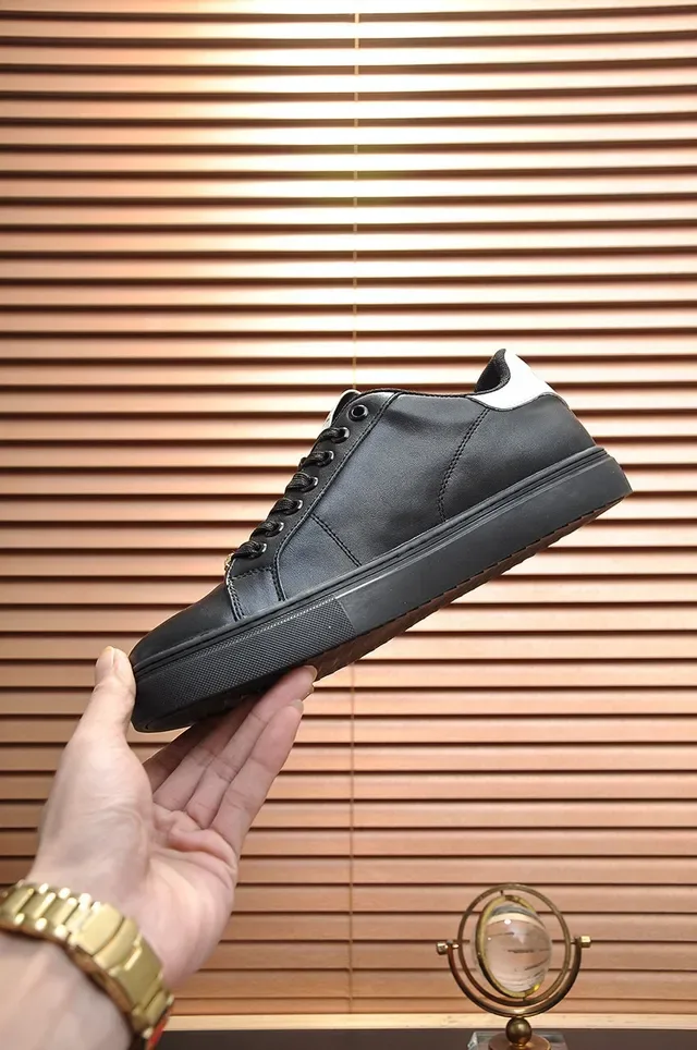 Versace Chain Reaction Noir Or Cuir Supérieur Medusa Hardware Lifestyle Sneakers 5