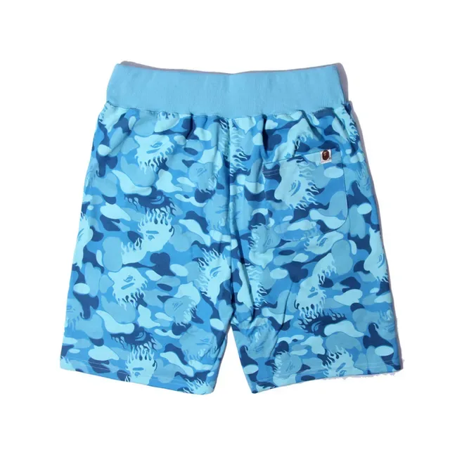 A Bathing Ape ABC Camo Blue Camouflage Shorts 2