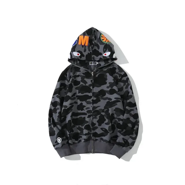 A Bathing Ape Shark Multicolor Full-Zip Hood Hoodie 5