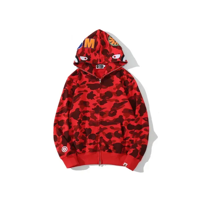 A Bathing Ape Shark Multicolor Full-Zip Hood Hoodie 16