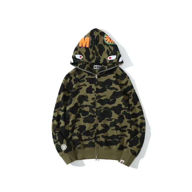 A Bathing Ape Shark Multicolor Full-Zip Hood Hoodie 17