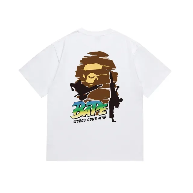A Bathing Ape World Gone Mad Graphic T-Shirt 2