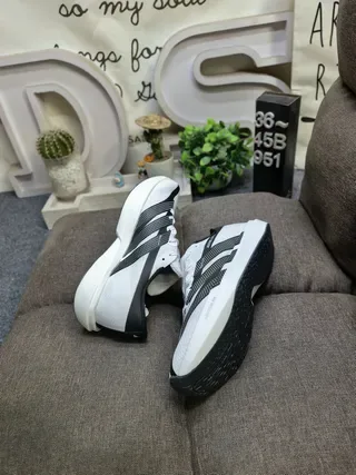 Adidas Adizero Adios 10 White Black Lifestyle Sneakers 6