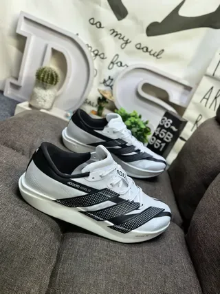 Adidas Adizero Adios 10 White Black Lifestyle Sneakers 9