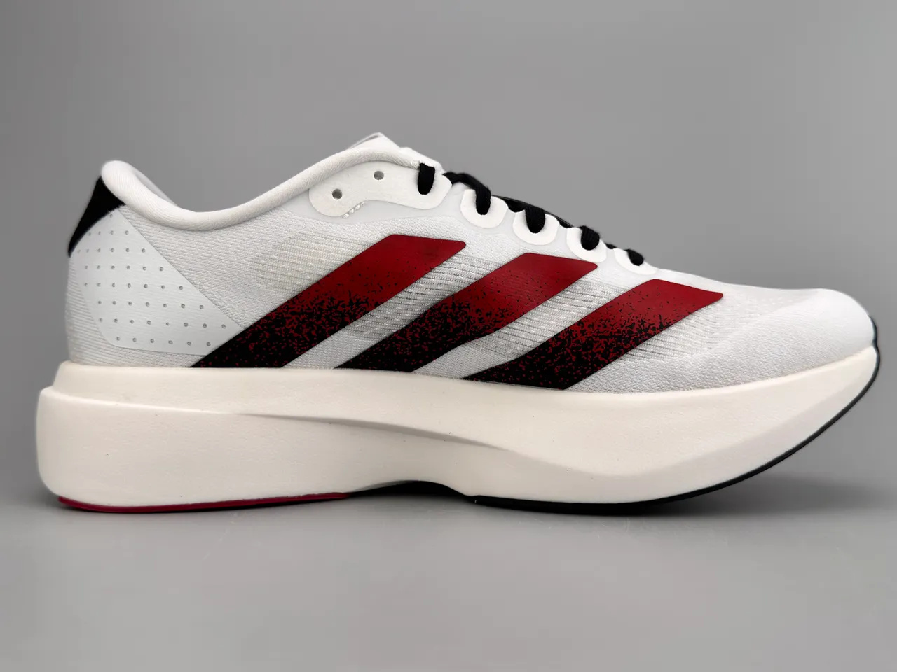 Adidas Adizero Evo.SL Tênis Running Branco Vermelho Preto 10