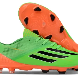 Adidas adizero Green Orange Low-Cut Lightweight Firm-Ground Soccer Shoes