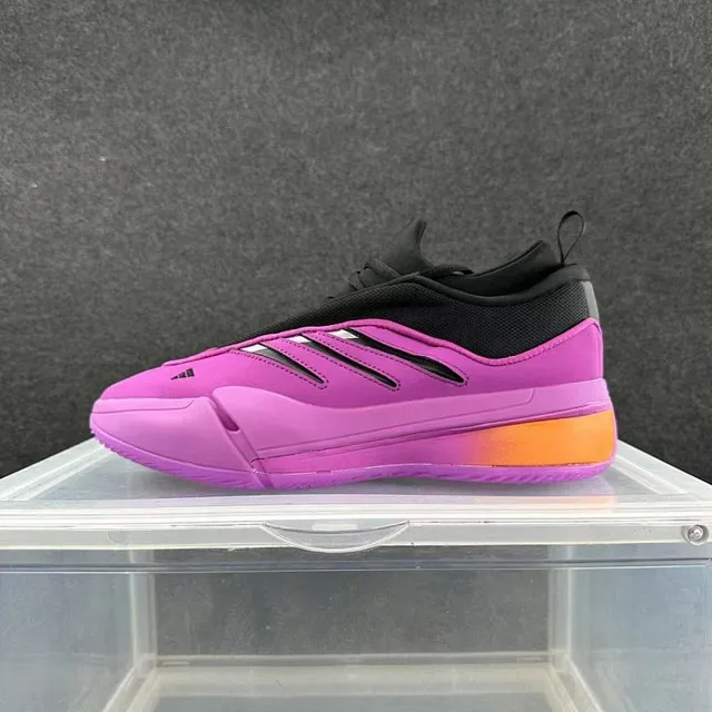 Adidas Adizero Purple Black Laceless Slip-On Sculpted Midsole Lifestyle Sneakers 2