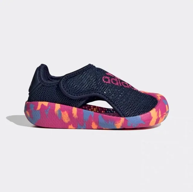 Adidas Noir Vert Maille Supérieure Semelle Camouflage Sandales Décontractées 2