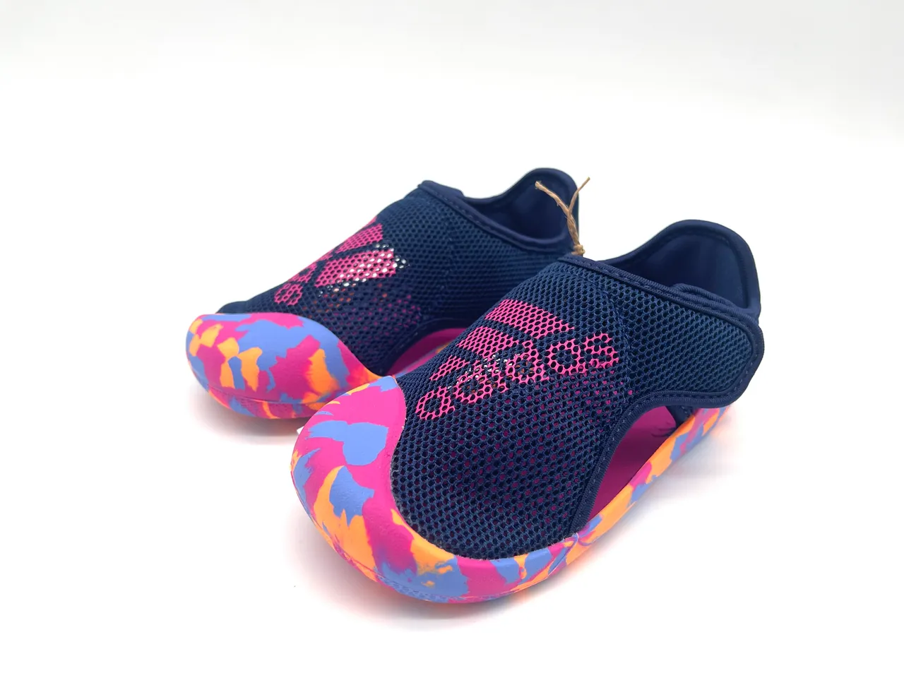 Adidas Noir Vert Maille Supérieure Semelle Camouflage Sandales Décontractées 10