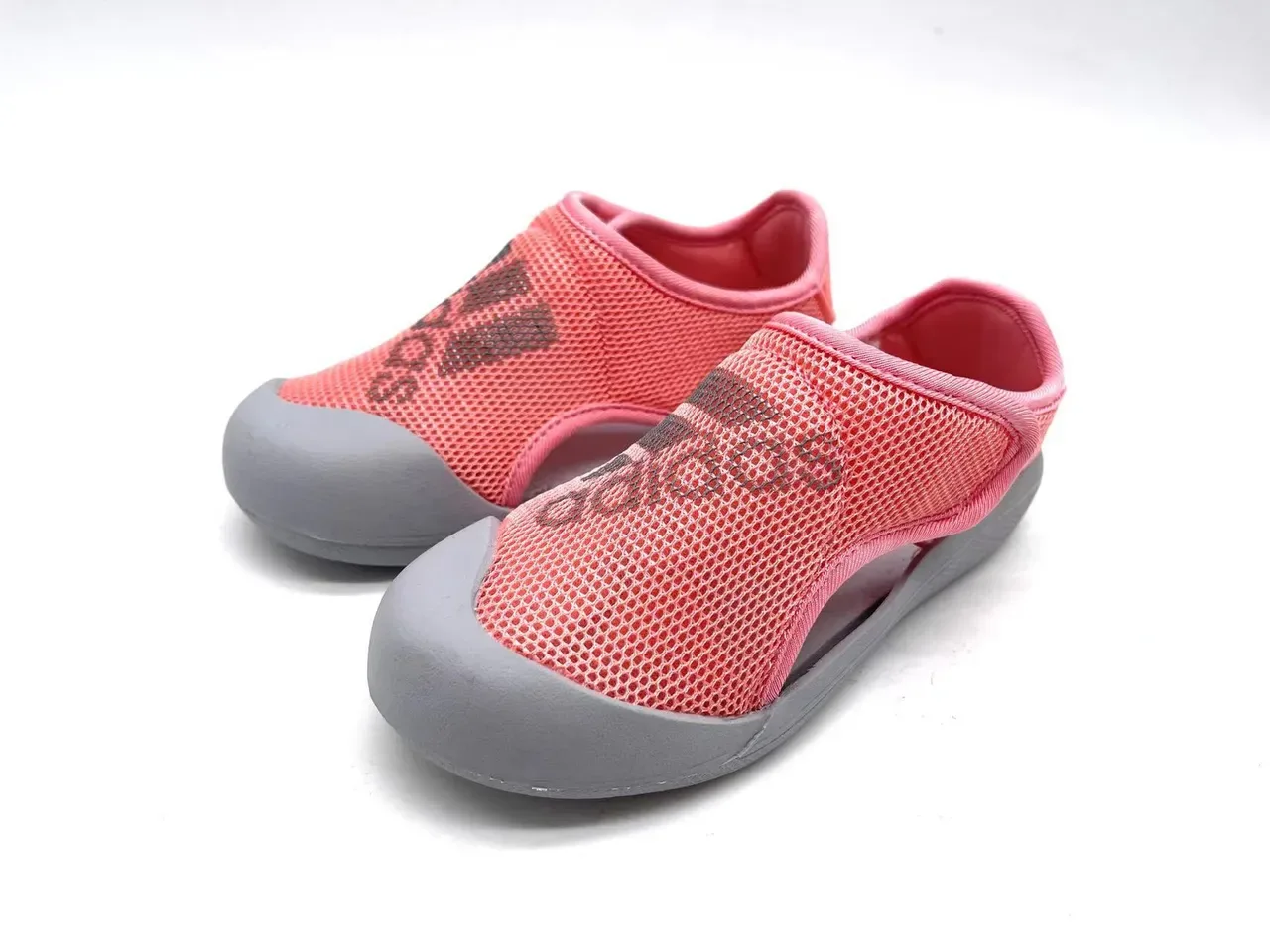 Adidas Black Red Laceless Slip-On Mesh Upper Sneakers 13