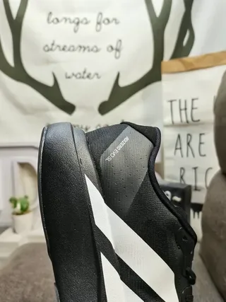 Adidas Black White Low-Profile Racing-Inspired Lifestyle Sneakers 3