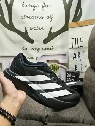 Adidas Black White Low-Profile Racing-Inspired Lifestyle Sneakers 5