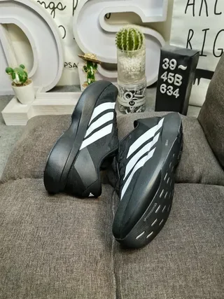 Adidas Black White Low-Profile Racing-Inspired Lifestyle Sneakers 6
