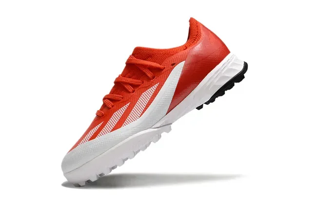 Adidas Chaussures de Football Bleu et Rose Low-Cut Upper Synthétique Clous Coniques Gazon Synthétique 13