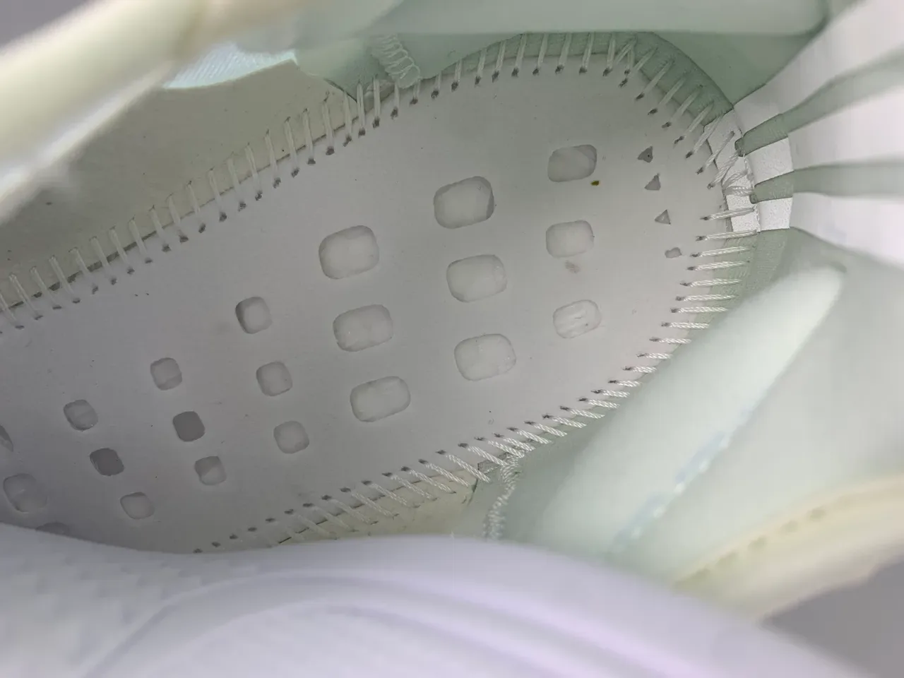 Adidas Blue White Translucent Knit Upper Asymmetrical Lace System Lifestyle Sneakers 3
