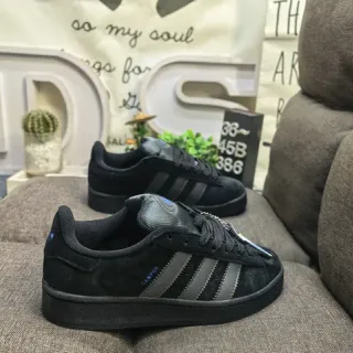 Adidas Campus Black Suede Lifestyle Sneakers