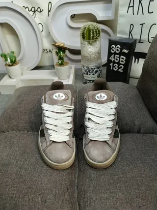 Adidas Campus Taupe and Dark Green Lifestyle Sneakers 10