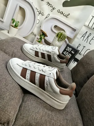 Adidas Campus Taupe and Dark Green Lifestyle Sneakers 16