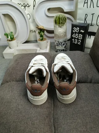 Adidas Campus Taupe and Dark Green Lifestyle Sneakers 17