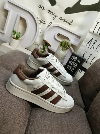 Adidas Campus Taupe and Dark Green Lifestyle Sneakers 18