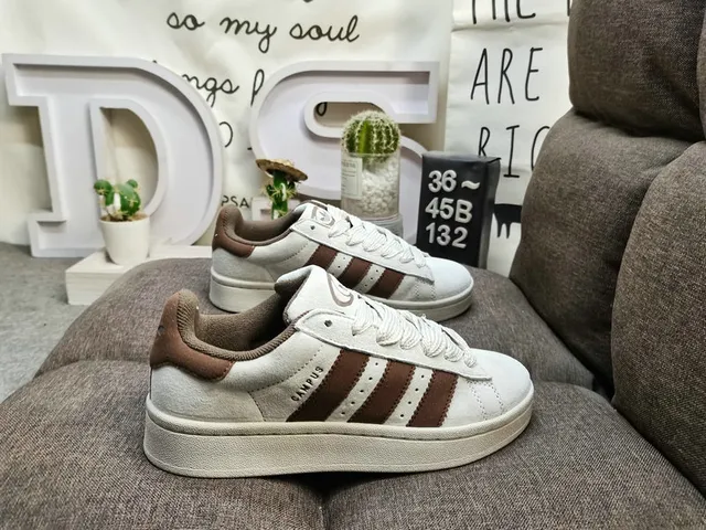 Adidas Campus Taupe and Dark Green Lifestyle Sneakers 20