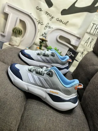 Adidas ClimaWarm White Blue Chunky Midsole Layered Upper Lifestyle Sneakers 17