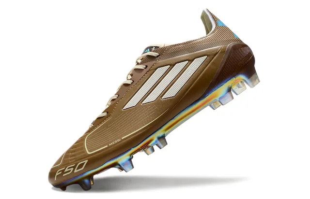 Adidas F50 Benito Metallic Bronze Iridescent Firm-Ground Soccer Shoes 3