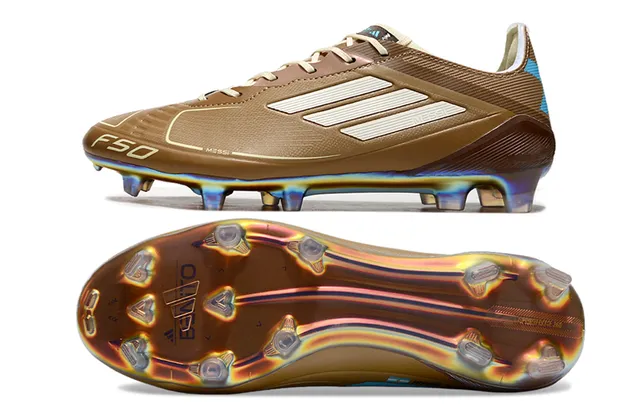 Adidas F50 Benito Metallic Bronze Iridescent Firm-Ground Soccer Shoes 6