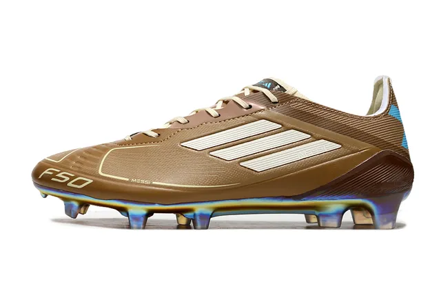 Adidas F50 Benito Metallic Bronze Iridescent Firm-Ground Soccer Shoes 7