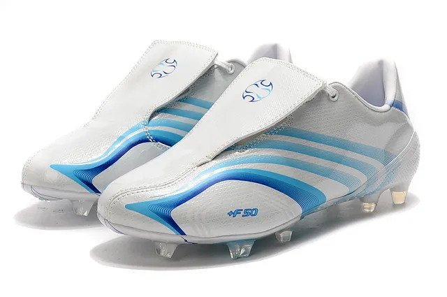 Adidas F50 Rouge Blanc Haut Synthétique Brillant Lacets Asymétriques Terrain Ferme Chaussures de Football 8