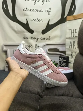 Adidas Gazelle Dusty Pink Suede Lifestyle Sneakers 5
