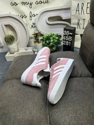 Adidas Gazelle Dusty Pink Suede Lifestyle Sneakers 6